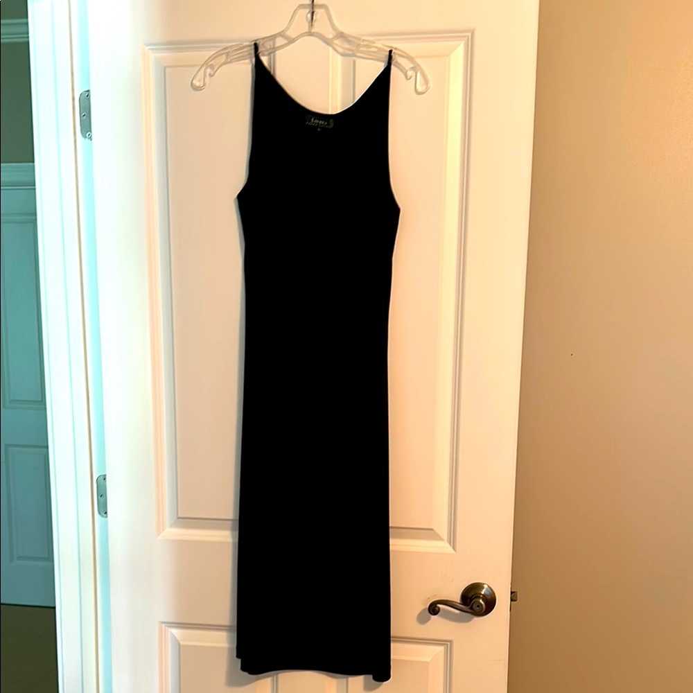 Ralph Lauren Black Sheath Midi Dress